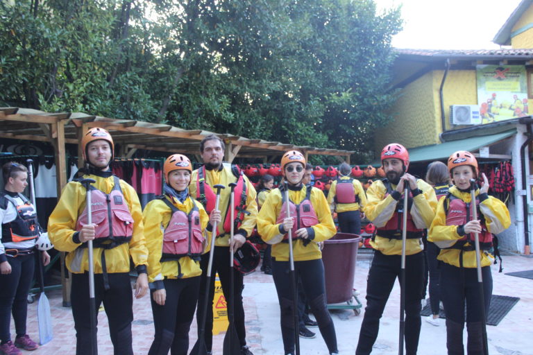 Il nostro Team Building: giornata di rafting