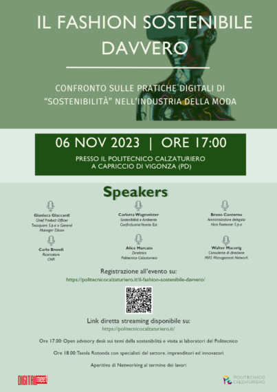 Evento DigitalMeet 2023:  “Il Fashion Sostenibile davvero”