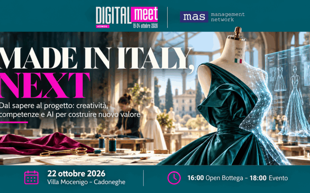 DigitalMeet 2026: doppio evento con “Open Bottega” e “Made in Italy, Next”